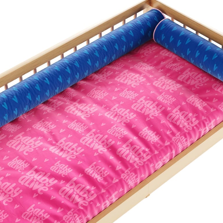 Edredom de Mini Cama Baby Alive Rosa