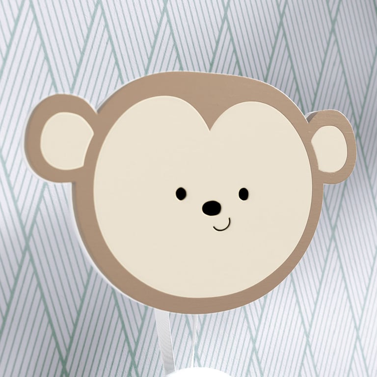 Cabideiro de Parede Macaquinho Arca dos Bichinhos