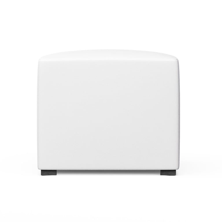 Poltrona Amamentação Sabrina Balanço Branco + Puff