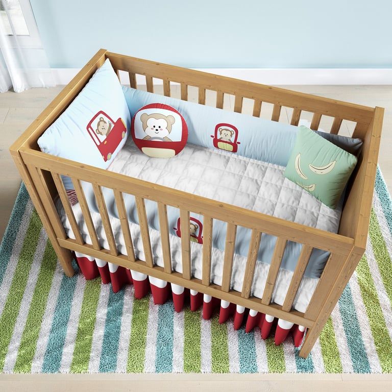 Kit Berço Macaquinho no Carrinho — vista alternativa