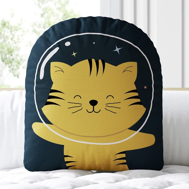 Almofada Amiguinho Tigre Astronauta 33cm