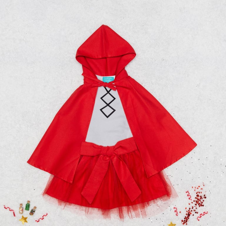 Fantasia Chapeuzinho Vermelho Bebê 3 Peças