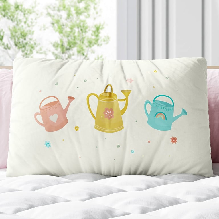 Almofada Retangular Regadores Coloridos 35cm