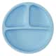Pratinho de Silicone com Divisórias e Ventosa Azul - imagem 6