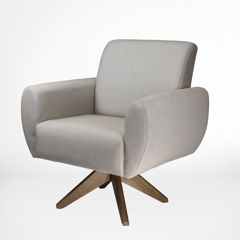 Poltrona Amamentação Giratória Giulia Bege