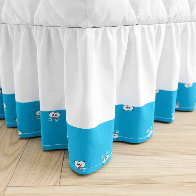 Saia de Cama Galinha Pintadinha Mini