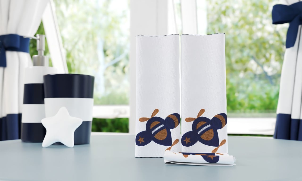 Jogo de Fraldas de Boca Malha Urso Aviador — vista alternativa