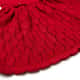 Vestido Tricot Vazado Laços Vermelho - imagem 1