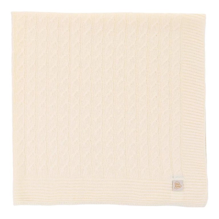 Saída de Maternidade Din Don Detalhe Trançado Azul Claro — vista alternativa