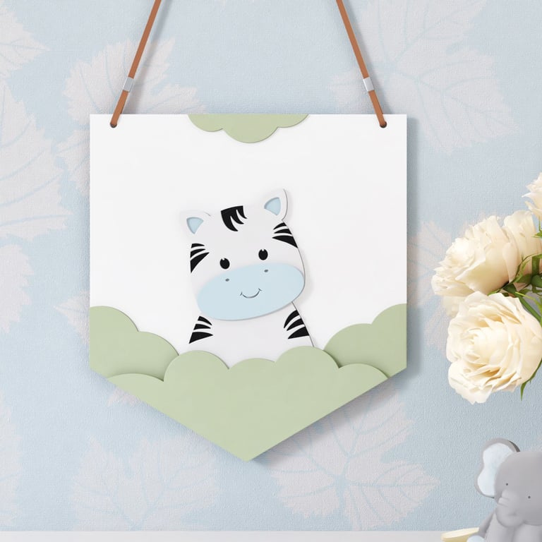 Flâmula MDF Amiguinha Zebra