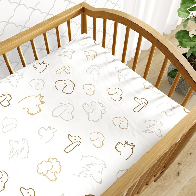 Lençol Berço com Elástico Cachorrinhos — vista alternativa