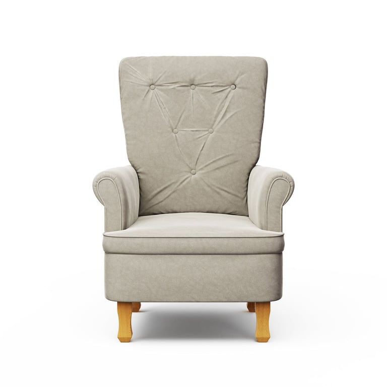 Poltrona Amamentação Valentina Balanço Areia + Puff — vista alternativa