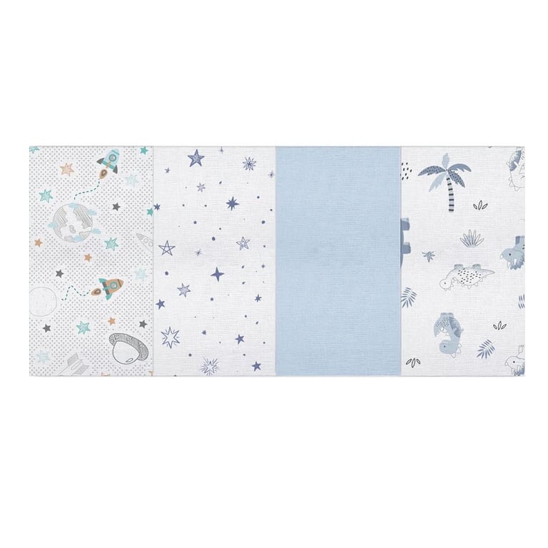 Jogo de Fraldas de Boca Papi Karinho Azul