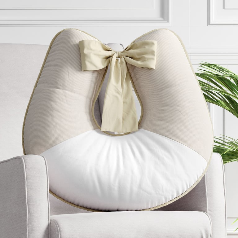 Almofada Amamentação Xadrez Vichy Marinho