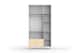 Guarda Roupa Infantil Branco Soft/Natural 3 Portas Rope Natural - imagem 1