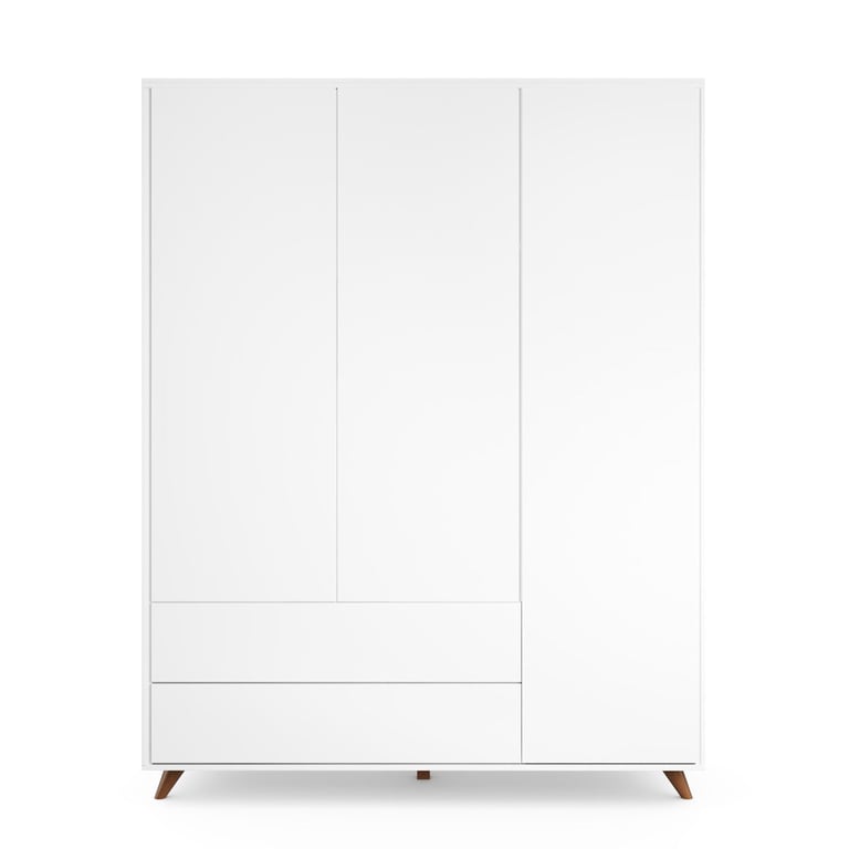Guarda Roupa Infantil Branco 3 Portas Confort — vista alternativa