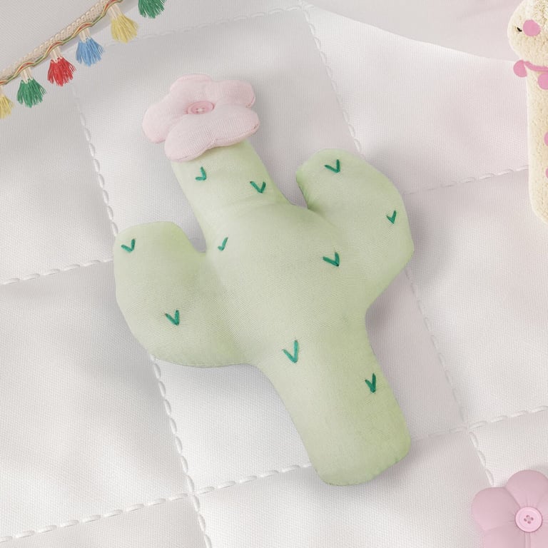 Chocalho Para Bebê Cacto 10cm