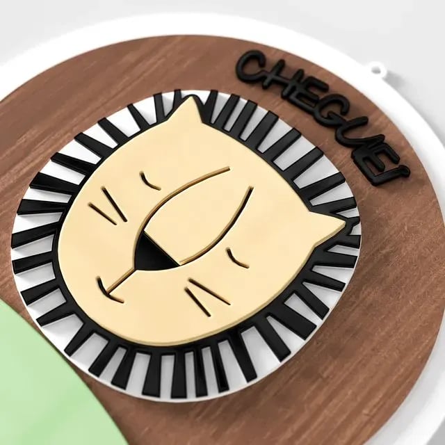 Porta Maternidade Personalizado Leão Amiguinhos da Floresta - Lorenzo — vista alternativa