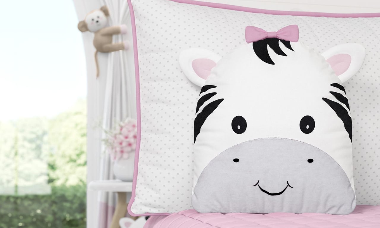 Almofada Amiguinha Zebra 32cm