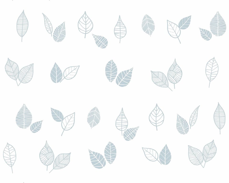 Papel de Parede Folhas Rosa