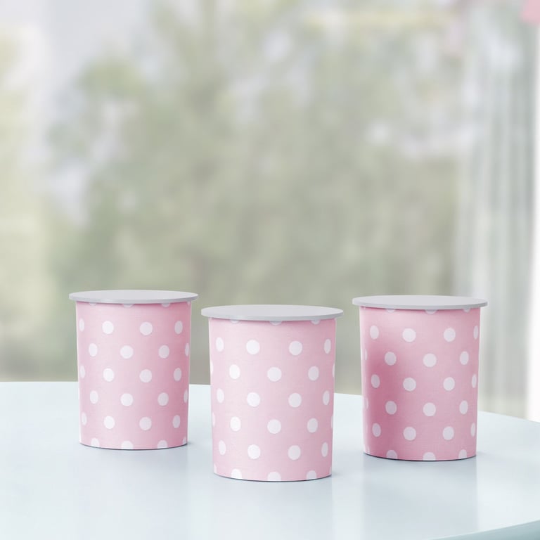 Jogo de Potes Rosa Poá