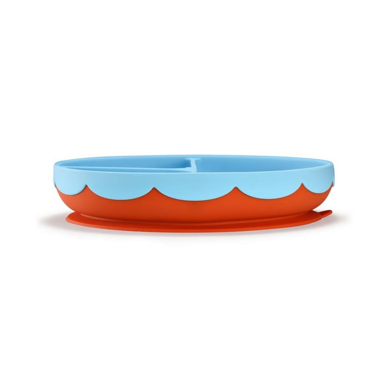 Pratinho com Divisória e Ventosa Yummy Azul — vista alternativa