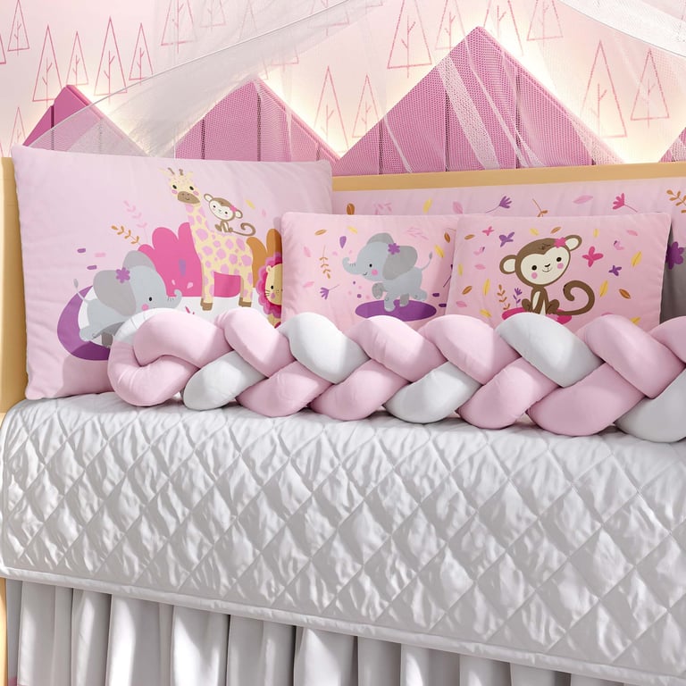 Kit Berço Trança Selva Baby