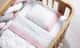 Kit Mini Berço Trança Poá Cinza e Rosa - imagem 5
