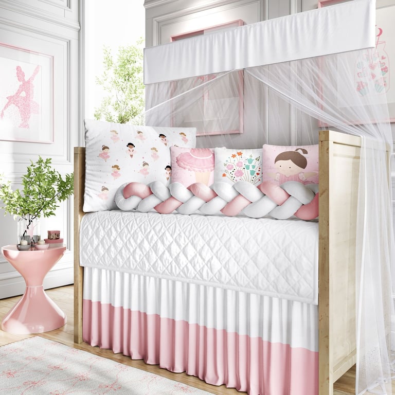 Kit Berço Trança Bailarinas Baby