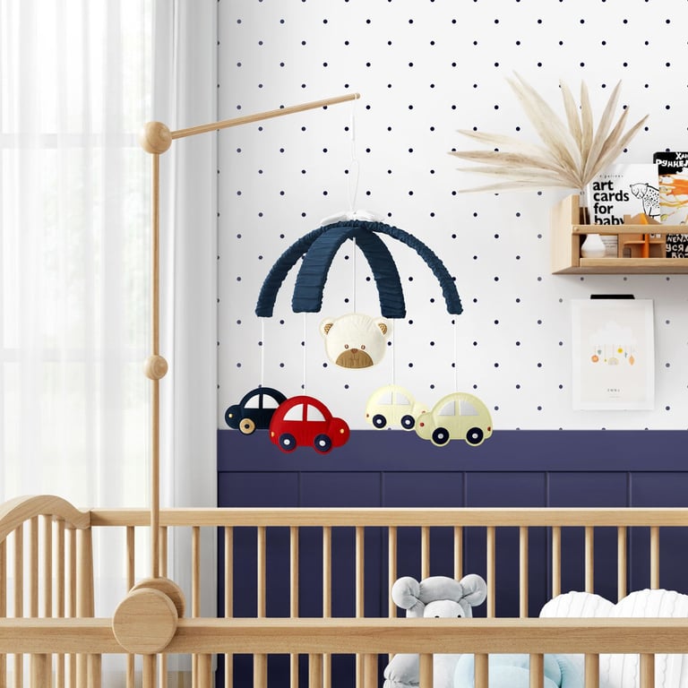 Móbile Ursinho Bebê Azul Marinho — vista alternativa