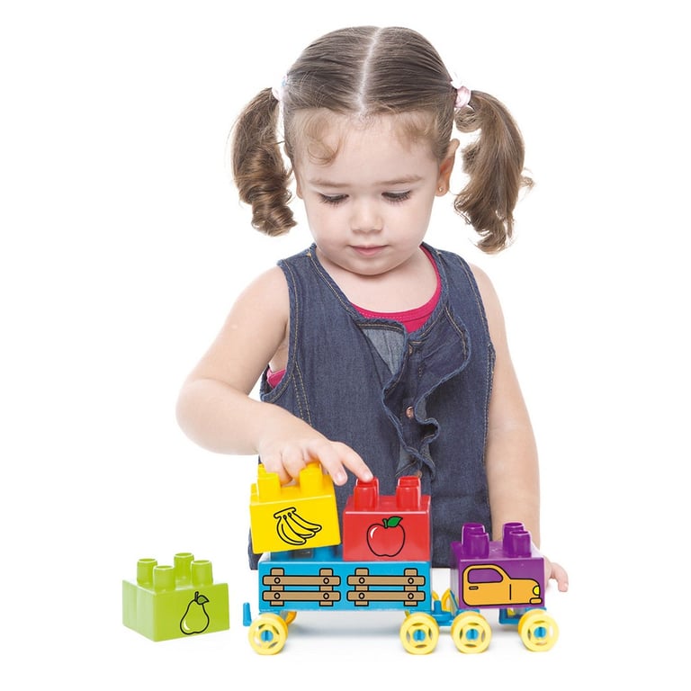 Caminhão de Frutas Blocos de Montar — vista alternativa