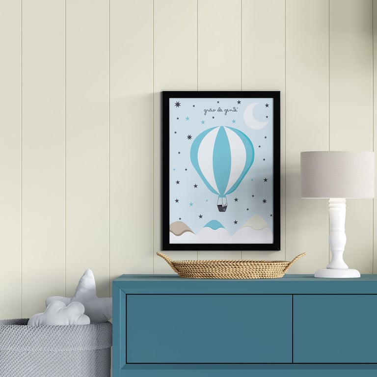 Quadro Ursinho Panda no Balão 46cm — vista alternativa