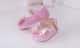 Sapatinho De Bebê Com Pérola e Strass Rosa Tamanho 15 - imagem 2