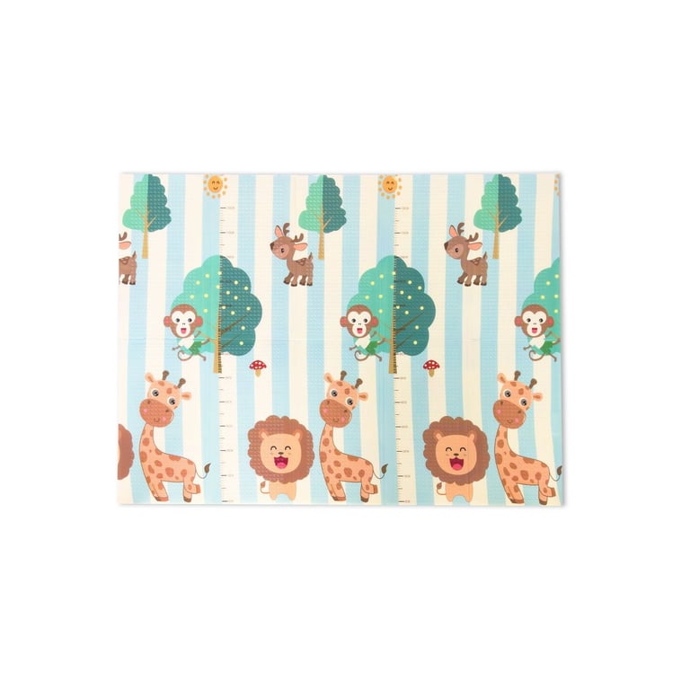 Tapete Infantil Dobrável Safári Animado 180 x 200cm