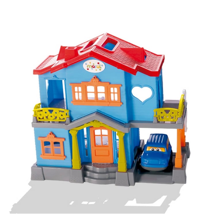 Casa de Brinquedo com Bonecos e Acessórios Azul