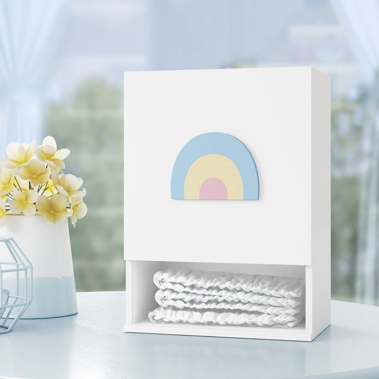 Porta Fraldas Arco-Íris