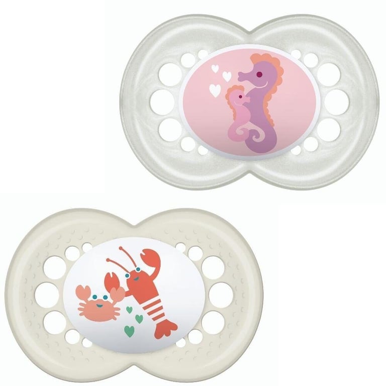 Chupeta Original (6M+) Dupla Rosa