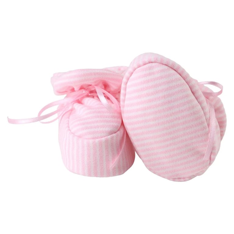Pantufa Beijinho Bebê Chutinho Canelado Rosa Claro — vista alternativa