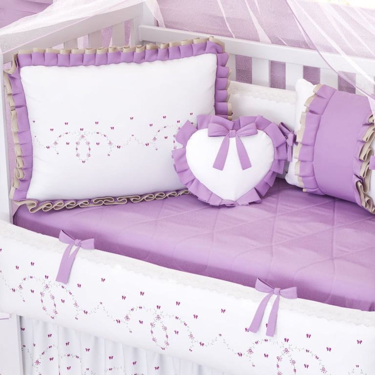 Kit Berço Alice Lilás