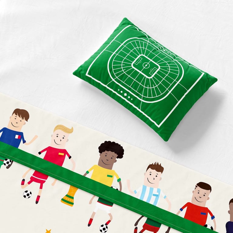 Jogo de Lençol Mini Cama Seleções do Mundo — vista alternativa