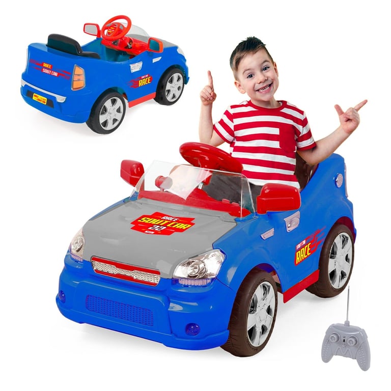 Carrinho Elétrico Infantil Sout Car com Controle Remoto