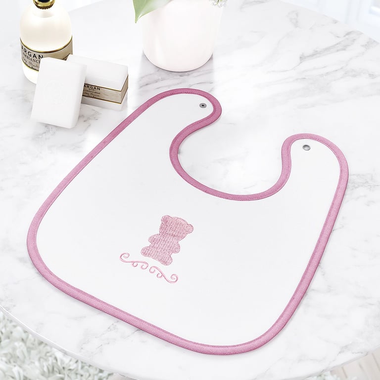 Babador Ursa Luxo Rosa