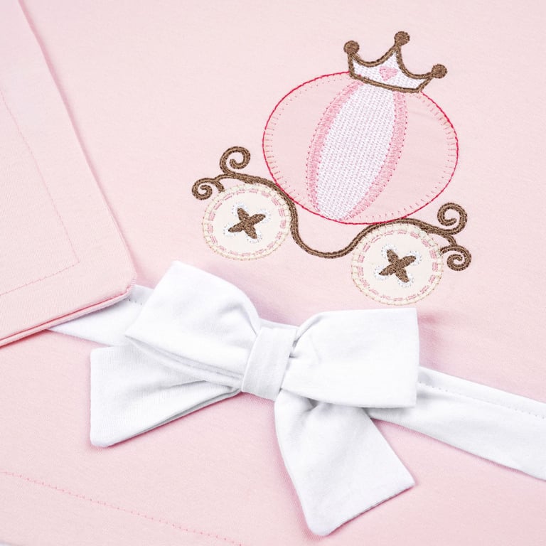 Manta Carruagem Baby Princess Rosa 80cm — vista alternativa