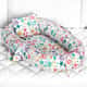 Ninho para Bebê Redutor de Berço Buquê de Flores Colorido 80cm - imagem 2