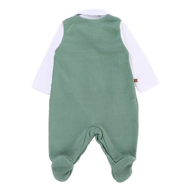 Saída De Maternidade Fofinho Com Naninha Fantoche Vermelho — vista alternativa