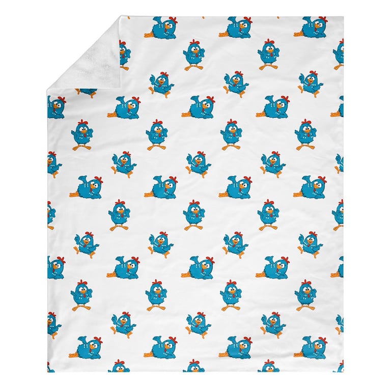 Manta Infantil Solteiro Dupla Face com Soft Galinha Pintadinha 1,20M