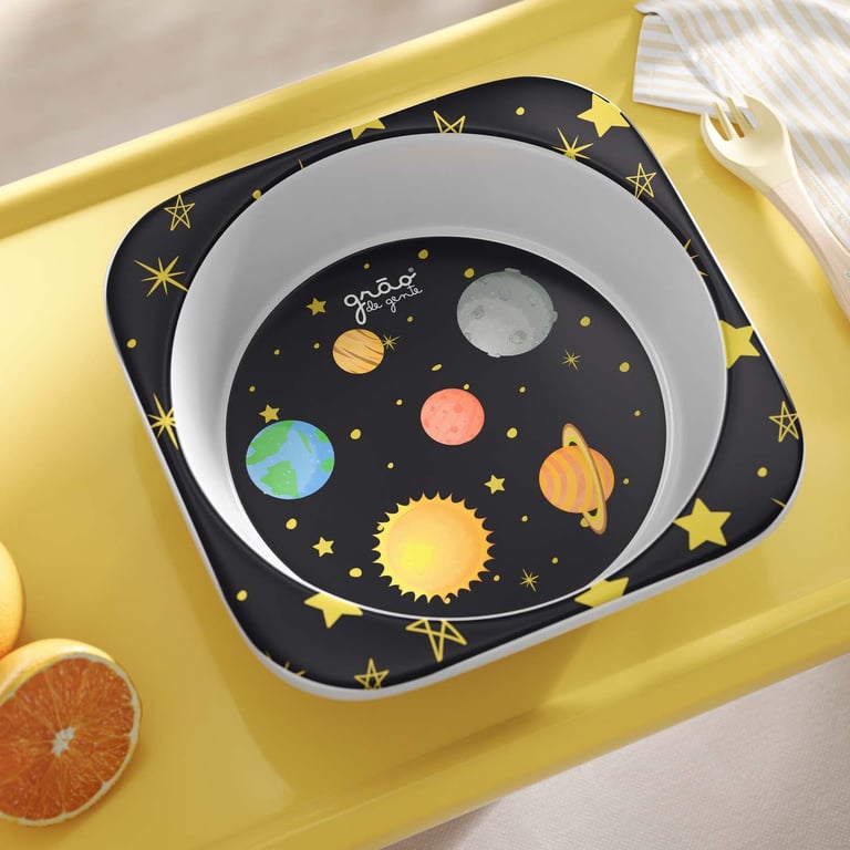 Kit Refeição com Copo e Talheres Astronauta — vista alternativa