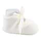 Sapatilha Puff Bebê Chutinho com Fita Cetim Off White - imagem 1