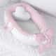 Ninho para Bebê Redutor de Berço Pompom Rosa 80cm - imagem 1