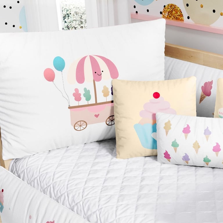 Kit Berço Docinho Colorido